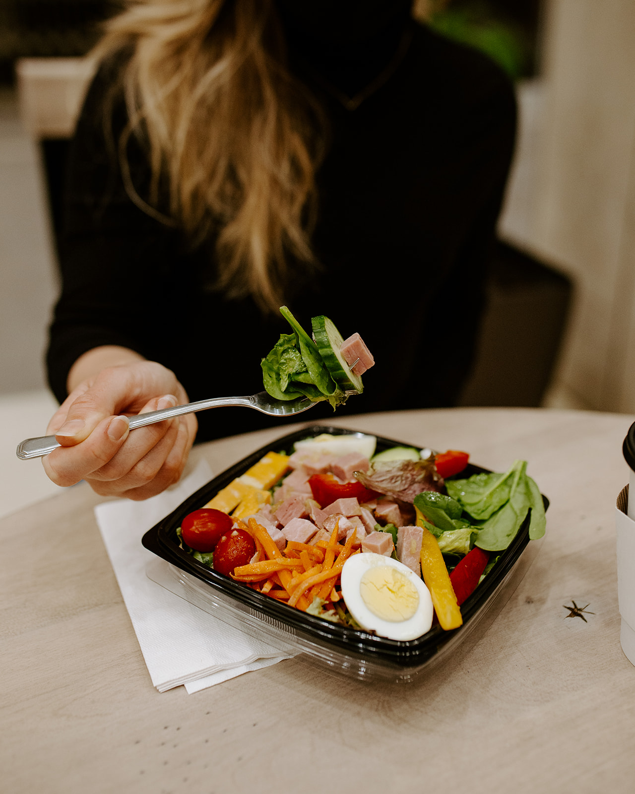 Human Bean healthy salad lunch