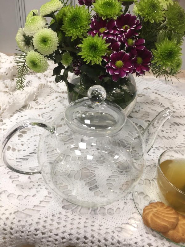 Clear Glass Tea Pot